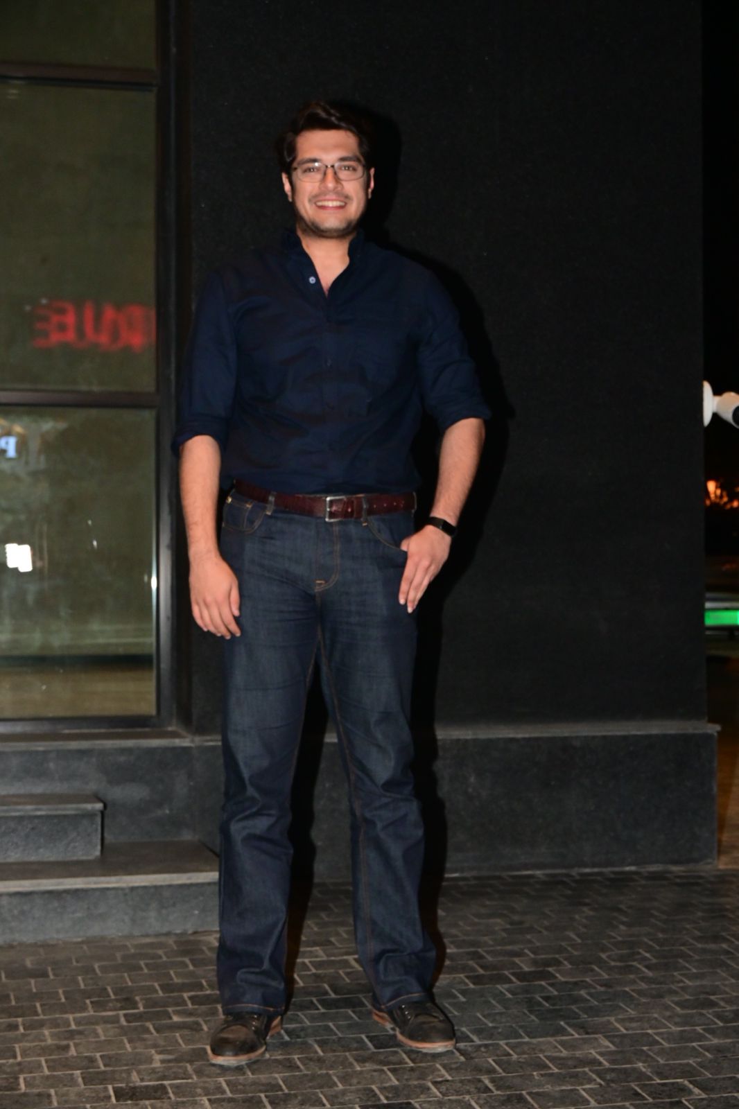 Aamir Khan's son Junaid Khan is looking forward to the release of his big-screen debut film, Loveyapa. The actor was present at the special screening of his movie, which was hosted in the city last night